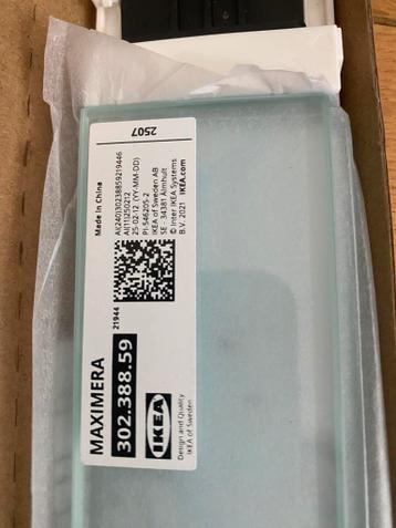 IKEA Maximera Inzet ladezijkanten, hoog en middellang, glas - afbeelding 6 IKEA Maximera Inzet ladezijkanten, hoog en middellang, glas - afbeelding 6