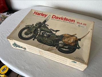 Harley Davidson WLA 45 ESCI Bouwpakket Modelbouw E.S.C.I.