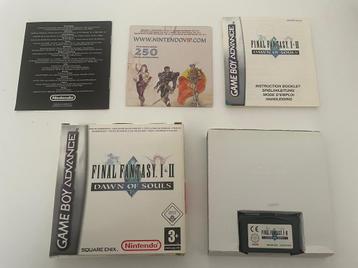Final Fantasy I & II Game Boy Advance gba CIB compleet NEU6