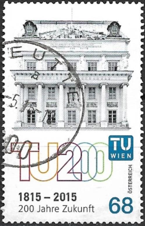 Oostenrijk 2015 mi.3237 TU WENEN 200 jaar, Postzegels en Munten, Postzegels | Europa | Oostenrijk, Gestempeld, Verzenden