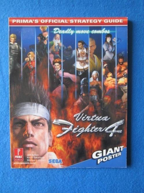Virtua Fighter 4 strategy guide hintboek (PS2), Spelcomputers en Games, Games | Sony PlayStation 2, Zo goed als nieuw, Vechten