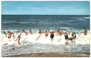 910776	Zandvoort	strand	badmode	Nette oude kaart Onbeschreve