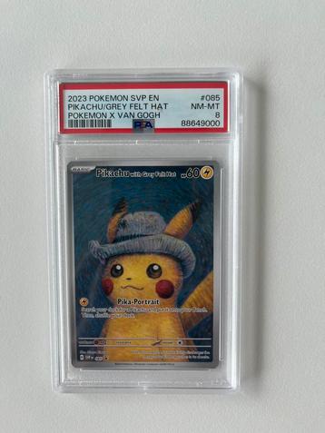 PSA 9 Pokémon X Van Gogh Pikachu PROMO Card 085