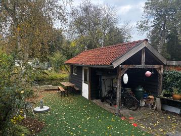 Gratis schuur - Douglas hout en geïsoleerd