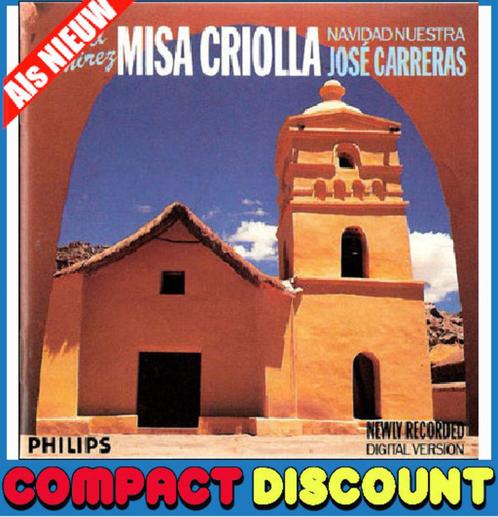 CD Misa Criolla Navidad Nuestra Ariel Ramirez Jose Carreras, Cd's en Dvd's, Cd's | Religie en Gospel, Zo goed als nieuw, Koren of Klassiek