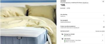 IKEA BRIMNES Bedframe met opberglades, VESTERÖY matras - afbeelding 5 IKEA BRIMNES Bedframe met opberglades, VESTERÖY matras - afbeelding 5
