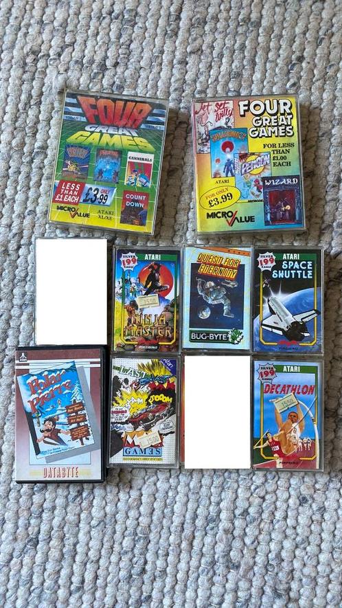 cassette games voor Atari xl/xe/800, Spelcomputers en Games, Games | Atari, Gebruikt, Overige modellen, Overige genres, 1 speler