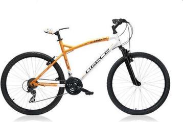 mountainbike Agece Easy 26 inch oranje wit shimano, frame 46