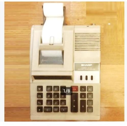 retro SHARP COMPET CS1183 Electronic Printing Calculator, Verzamelen, Elektronische Apparatuur, Ophalen of Verzenden