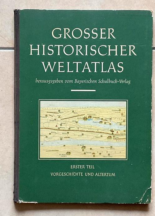 atlas van historische plaatsen uit 1958, Boeken, Atlassen en Landkaarten, Zo goed als nieuw, Ophalen of Verzenden