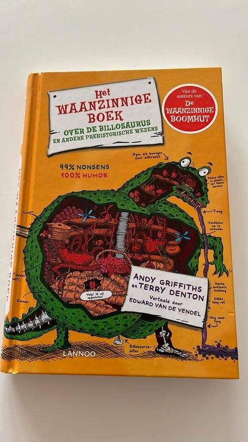 Het waanzinnige boek over de billosaurus en andere prehistor, Boeken, Kinderboeken | Jeugd | 10 tot 12 jaar, Zo goed als nieuw