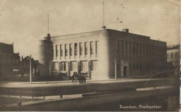 Zaandam postkantoor fotokaart ca. 1930 (gestempeld 1932)