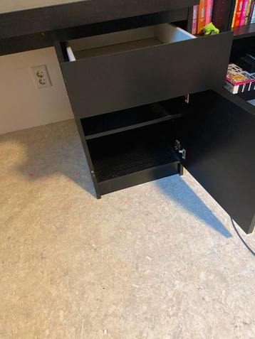 Malm bureau zwartbruin - afbeelding 4 Malm bureau zwartbruin - afbeelding 4