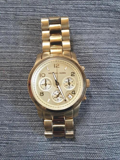 Michael Kors MK5500 Dames horloge goudkleurig roestvrijstaal, Sieraden, Tassen en Uiterlijk, Horloges | Dames, Gebruikt, Polshorloge