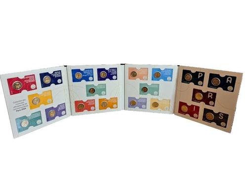 Frankrijk 4 x 5 coincards Olympische Spelen 2024 in Album, Postzegels en Munten, Munten | Europa | Euromunten, 2 euro, Frankrijk