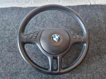 BMW E46 E39 Sportstuur met stuur airbag Leder Multifunctie