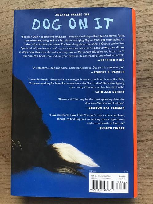 Dog on it: A Chet and Bernie Mystery, Boeken, Dieren en Huisdieren, Zo goed als nieuw, Ophalen of Verzenden