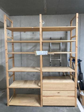 mooi stevig houten opbergrek Ivar ikea - afbeelding 1 mooi stevig houten opbergrek Ivar ikea - afbeelding 1