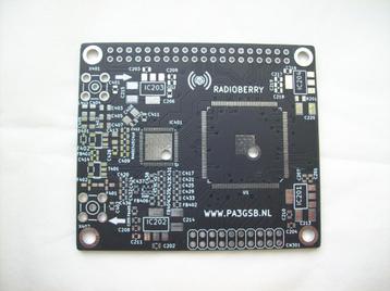 Printplaat 4 layer Radioberry Raspberry pi hat opsteekprint