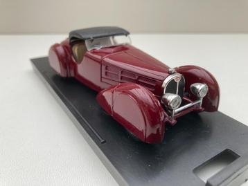 Bugatti 57S (1936) Donkerrood 1:43 Brumm OVP MJ