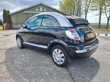 Leuke zwarte Citroen C3 Pluriel cabrio met gereviseerd dak!