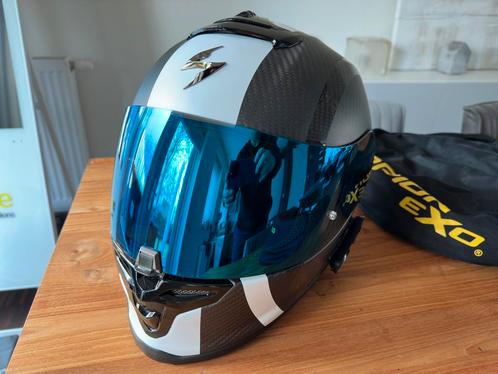 Scorpion Exo R1 Carbon Air maat L, Motoren, Kleding | Motorhelmen, Dames, Heren, Integraalhelm, L, Overige merken, Tweedehands