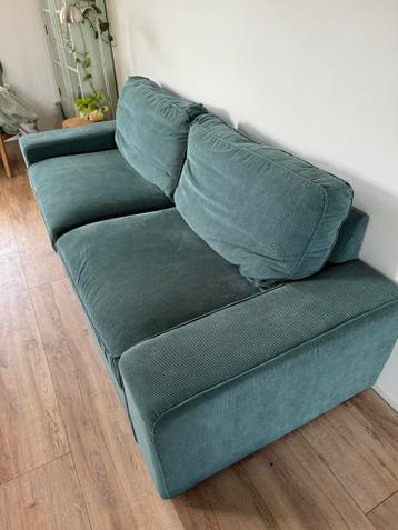 3 Zitsbank Ikea - Kivik - grijsturkoois - Rib stof - afbeelding 2 3 Zitsbank Ikea - Kivik - grijsturkoois - Rib stof - afbeelding 2