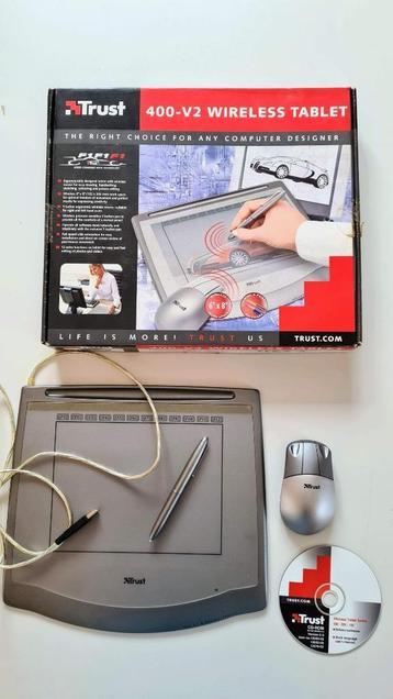 Trust 400-V2 A5 Wireless (Design & Work) Drawing Tablet