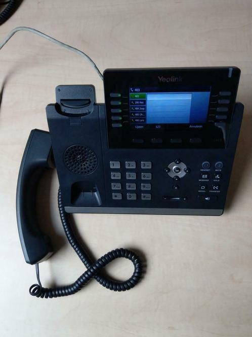 Yealink T46S burotoestel, Telecommunicatie, Datacommunicatie en VoIP, Zo goed als nieuw, Telefoon, Ophalen of Verzenden