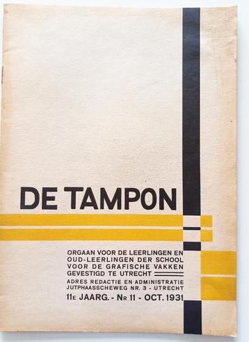 De Tampon Grafisch Orgaan 1931 Art Deco covers