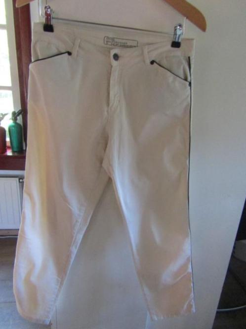 F801 ROSNER mt 36 jeans ecru model Masha cigarette 7/8, Kleding | Dames, Broeken en Pantalons, Zo goed als nieuw, Maat 36 (S)
