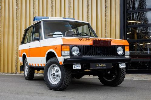Land Rover Range Rover Rijkspolitie (bj 1980), Auto's, Oldtimers, Bedrijf, Te koop, Lederen bekleding, Land Rover, Benzine, SUV of Terreinwagen