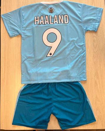Haaland Manchester city voetbaltenue shirt met broek 2024