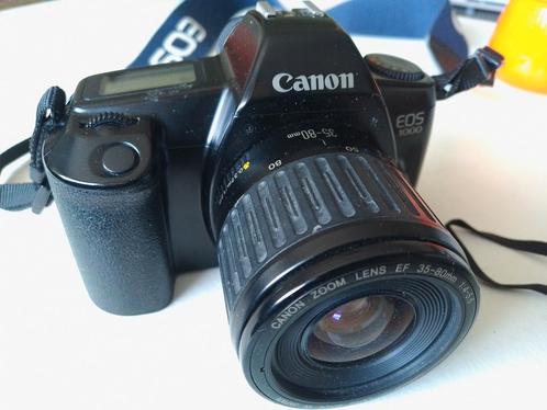 Canon EOS1000 + Speedlite 200E, Audio, Tv en Foto, Fotografie | Flitsers, Zo goed als nieuw, Canon, Ophalen of Verzenden