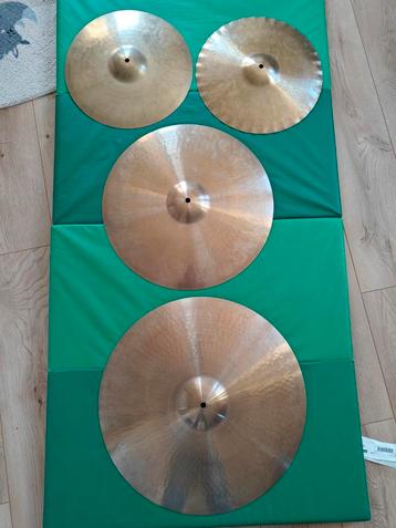 Unieke Joe Morello Paiste Formula 602 cymbals+ sound edge hh