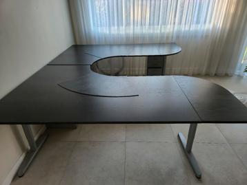 2x Ikea Galant bureau, donkerbruin, zie foto's! - afbeelding 3 2x Ikea Galant bureau, donkerbruin, zie foto's! - afbeelding 3