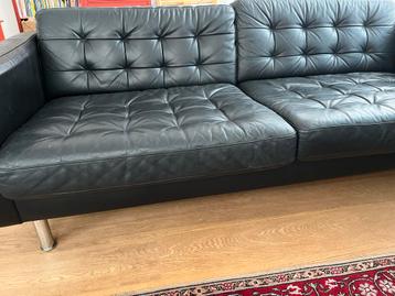 Leren Landskrona 3 zitten bank van IKEA - afbeelding 2 Leren Landskrona 3 zitten bank van IKEA - afbeelding 2