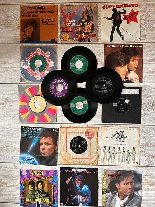 Cliff Richard, 17 singles 7#, Cd's en Dvd's, Vinyl | Pop, Gebruikt, 1960 tot 1980, Overige formaten, Ophalen of Verzenden