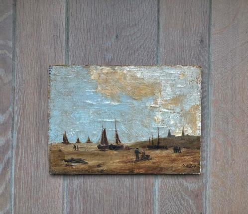 Antiek schilderij van Klaas van Dijk (1913), Antiek en Kunst, Kunst | Schilderijen | Klassiek, Ophalen of Verzenden