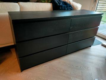 Ikea Malm Commode - Zwartbruin - afbeelding 2 Ikea Malm Commode - Zwartbruin - afbeelding 2