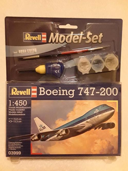 Revell Boeing 747-200 model-set, Hobby en Vrije tijd, Modelbouw | Vliegtuigen en Helikopters, Nieuw, 1:72 tot 1:144, Revell, Ophalen