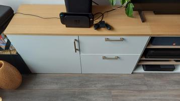 TV meubel - 2x IKEA Besta + 2x Ikea Billy - afbeelding 2 TV meubel - 2x IKEA Besta + 2x Ikea Billy - afbeelding 2