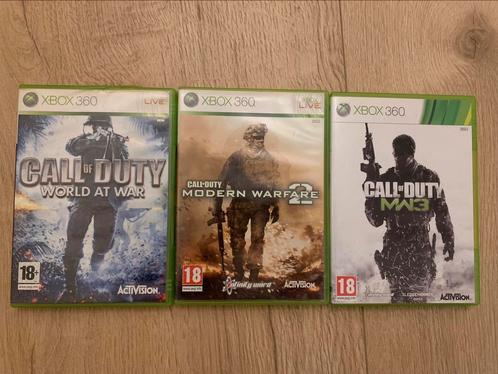 Modern Warfare 2, MW3 & World at War, Xbox360 spellen, COD, Spelcomputers en Games, Games | Xbox 360, Gebruikt, Vanaf 18 jaar