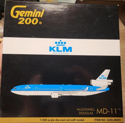 Gemini200 KLM MD-11 PH-KCB, Verzamelen, Luchtvaart en Vliegtuigspotten, Zo goed als nieuw, Schaalmodel, Ophalen of Verzenden