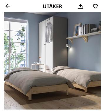 Ikea bedframe Utåker 1x - afbeelding 3 Ikea bedframe Utåker 1x - afbeelding 3