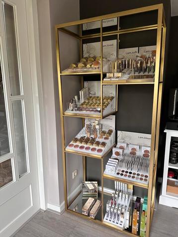 I am klean make up verkoop displays met verkoopsproducten