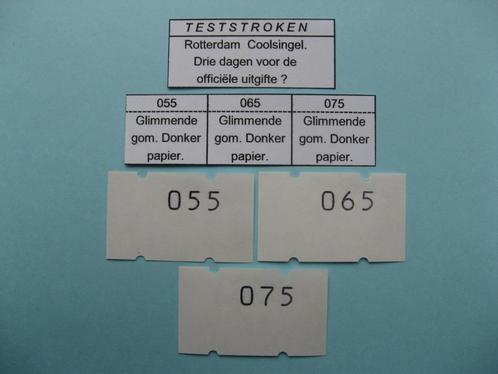 Nederland. Blanco Test Automaatstroken. Type Klüssendorf., Postzegels en Munten, Postzegels | Nederland, Postfris, Na 1940, Verzenden
