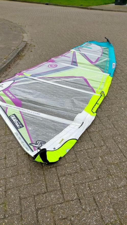 heel veel nieuwe en gebruikte zeilen 3.7 t/m 12.5 v.a.€100, Watersport en Boten, Windsurfen, Gebruikt, Zeil, 5 tot 7 m², Ophalen