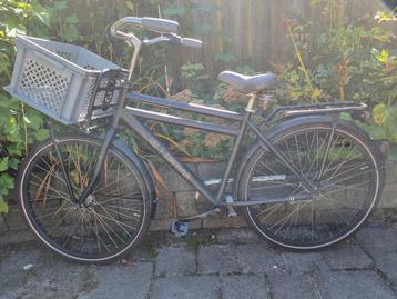 Cortina zwarte jongensfiets, frame 46cm, wielen 25"