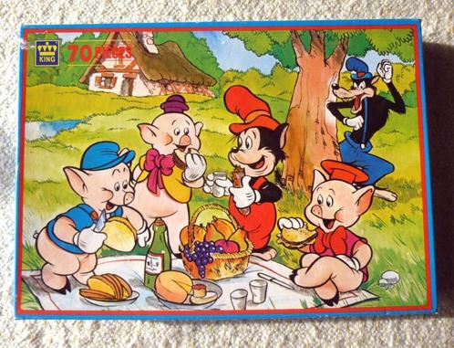Walt Disney 70 - De Familie aan de picnic - compleet, Kinderen en Baby's, Speelgoed | Kinderpuzzels, Gebruikt, Meer dan 50 stukjes